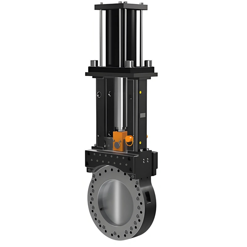 Heavy-duty Abrasive-Resistant Industrial Knife Gate Valves With Petroleum Equipment Zero Leakage Slurry Valve
