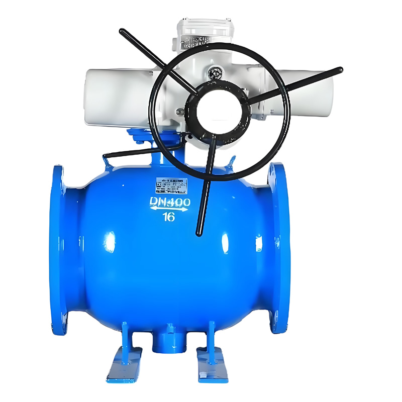 DN125-500 Electric Flange Ball Valve Supports OEM ODM Customization Ball Valve for Water Gas Oil Media
