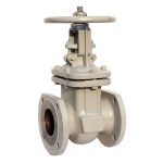 EAC DN80-DN300 PN10-PN25 Russian Standard (GOST) Cast Steel Wedge Flange Hand Operated Gate Valve