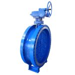 Large-Diameter DN1400 CLASS150 WCB SS Triple Eccentric Metal-Sealed Hard Seal Butterfly Valve