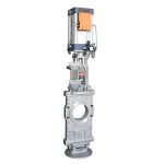 DN50-DN400 PN10/PN16 Pneumatic Through Conduit Knife Gate Valve Applied to Slurry Conveying Pipelines