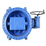 DN50-DN3000 Manual Double Eccentric Butterfly Valve PTFE Seal Metal Hard Seal Low Double Offset Butterfly Valve