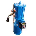 PN10 DN400 WCB Stainless Steel 304/316L Large Diameter Three Eccentric Metal Sealing Pneumatic Butterfly Valve