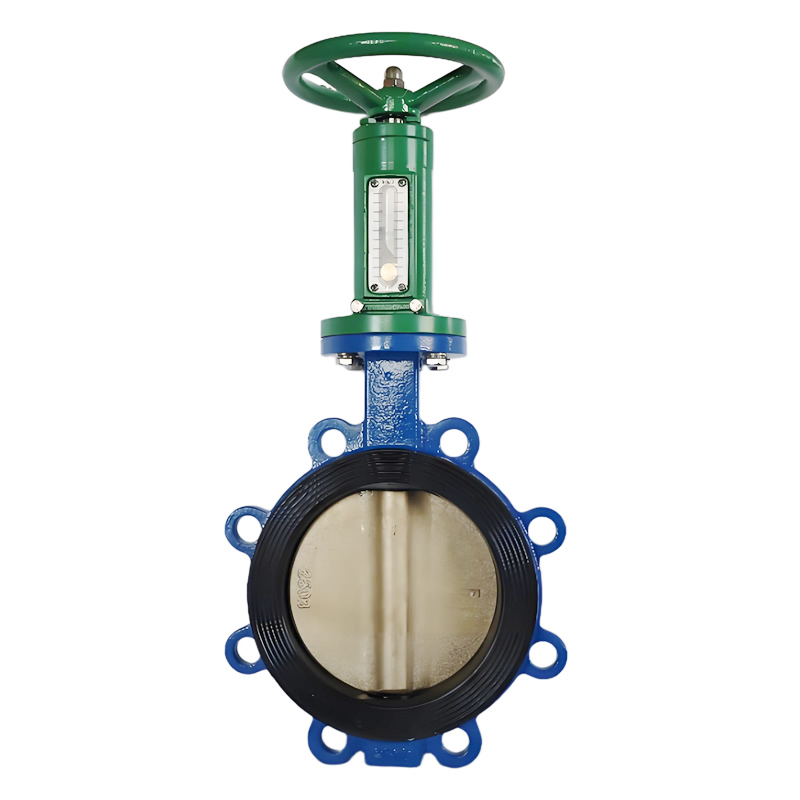 DN175 PN10 Aluminum Bronze Disc with Rubber Lining, Soft-Seal DI Lug-Type Flanged Midline Butterfly Valve
