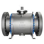 API 6D/608 ASME Class 600 High-Pressure A105N Trunnion Mounted Flange Ball Valve