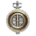 API609/ASME DN600 150LB WCB SS316 Flange-to-Flange NBR Soft Seal Disc Double Offset Butterfly Valve