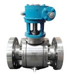 High Temperature/Pressure 304 Stainless Steel Resistant Manual Power Forged Three Piece Flanged Floating Ball Valve