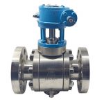High Temperature/Pressure 304 Stainless Steel Resistant Manual Power Forged Three Piece Flanged Floating Ball Valve