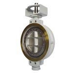 API609 DN500 150LB WCB SS316 Wafer Type NBR Soft Seal Double Offset Butterfly Valve