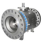 API 6D/608 ASME Class 600 High-Pressure A105N Trunnion Mounted Flange Ball Valve