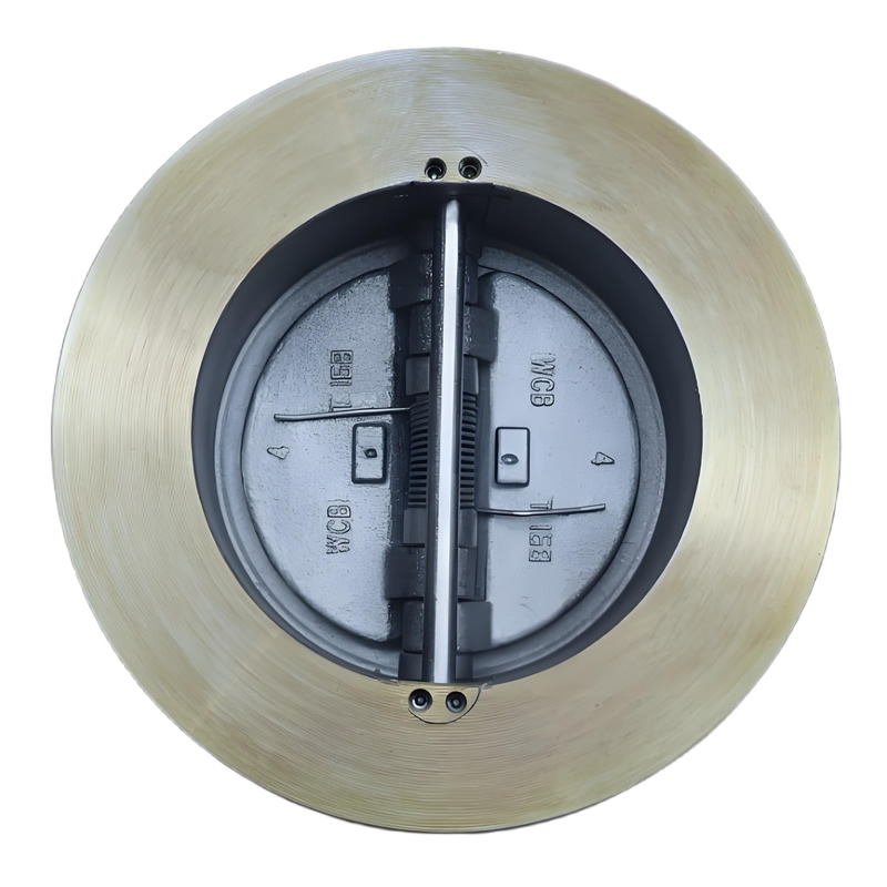 API/ASME DN100 Class 300 High-Pressure A105 Dual-Disc Wafer Hard Seal Check Valve