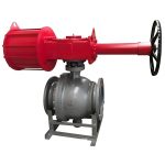 API6D/ASME/CE DN250 150LB Stainless Steel SS316/SS304 Side-Entry Fire-Safe Pneumatic Actuated Flange Ball Valve for Oil & Gas