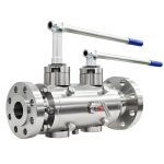 Stainless/Duplex Steel (F304/F316/F51) Flanged Lever/Gear/Pneumatic/Electric Double Block and Bleed (DBB) Ball Valve