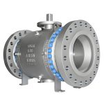 API 6D/608 ASME Class 600 High-Pressure A105N Trunnion Mounted Flange Ball Valve
