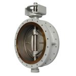 API609/ASME DN600 150LB WCB SS316 Flange-to-Flange NBR Soft Seal Disc Double Offset Butterfly Valve