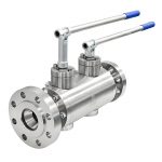 Stainless/Duplex Steel (F304/F316/F51) Flanged Lever/Gear/Pneumatic/Electric Double Block and Bleed (DBB) Ball Valve