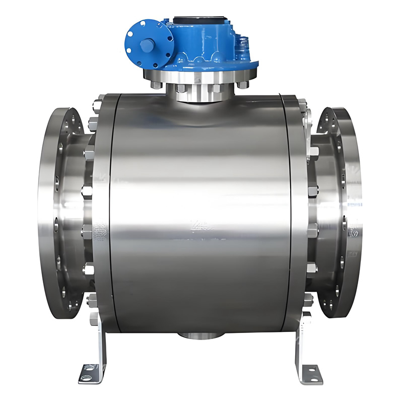 API6D API607 ASME CE DN300 600LB Stainless Steel SS316/SS304 3PC Flange Trunnion Mounted Fire-Safe Ball Valve for Oil & Gas Petrochemical Applications