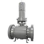 API 6D API 608 ASME CE DN300 600LB Carbon/Stainless Steel F316/WCB 3PC Fire-Safe Flanged Pneumatic Trunnion Mounted Ball Valve