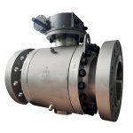 API 6D API 608 ASME CE DN50-DN800 50LB-2500LB Forged Carbon Steel A105/F316 Stainless Steel Trunnion Mounted 3PC Flanged Ball Valve