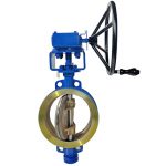API 609 ASME CE DN250 150LB WCB Body Aluminum Bronze Disc STL Seat Triple Offset Wafer Type Hard Seal Butterfly Valve