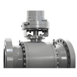 API 6D API 608 ASME CE DN300 600LB Carbon/Stainless Steel F316/WCB 3PC Fire-Safe Flanged Pneumatic Trunnion Mounted Ball Valve