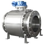 API6D API607 ASME CE DN300 600LB Stainless Steel SS316/SS304 3PC Flange Trunnion Mounted Fire-Safe Ball Valve for Oil & Gas Petrochemical Applications