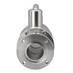 FDA ISO CE ASME DN15-DN100 PN10-PN16 3A Forged Stainless Steel 304/316L Hygienic Flange Ball Valve