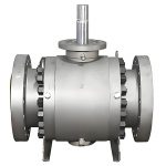 API 6D API 608 ASME CE DN50-DN800 50LB-2500LB Forged Carbon Steel A105/F316 Stainless Steel Trunnion Mounted 3PC Flanged Ball Valve