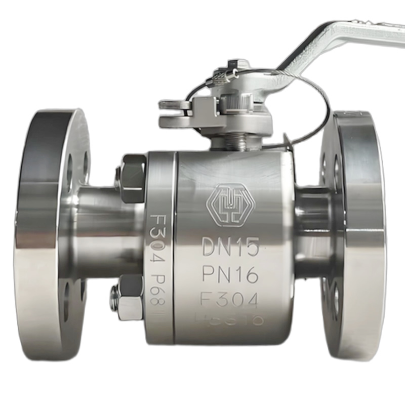 API 608 ASME CE Certified DN15 PN16 SS304 Stainless Steel PTFE Soft Seal Flange Floating Ball Valve