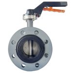 API 609 ASME B16.34 CE Certified DN80 PN16 WCB Carbon Steel Body SS304 Disc EPDM Soft Seal Flange Center-Line Butterfly Valve