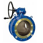 API 609 ASME CE DN250 150LB WCB Carbon Steel Body F304 Stainless Steel Seat Flanged Connection Gear Operated Trunnion Mounted Soft Seated Ball Valve