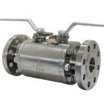 API 609 ASME CE DN50 300LB F316 Stainless Steel Body PEEK Soft Seated Flanged Connection Manual Operated DBB Double Block and Bleed Ball Valve