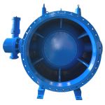 API 600 CE DN1500 PN6 QT450 Ductile Iron Body Stainless Steel Seat Flanged Connection Electric Actuated Control valves