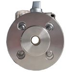 API 608 ASME CE Certified DN15 PN16 SS304 Stainless Steel PTFE Soft Seal Flange Floating Ball Valve