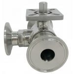 API 608 ASME B16.34 CE Certified DN15-DN100 PN10-PN25 SS304/316 Forged 3-Way Ball Valve