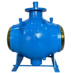 API 6D ASME B16.34 CE DN200/DN300/DN400 PN80 LF2 Carbon Steel Body 321 Stainless Steel Ball Full Welded Manual Stem Hard Seated Ball Valve