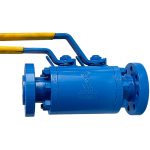API 6D ASME B16.34 CE 2” 600LB A105 Carbon Steel Body DEVLON Soft Seated RF Flanged Connection Manual Handle DBB Double Block and Bleed Ball Valve