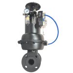 API 600 EN 12516 CE DN40 PN10 WCB Carbon Steel Body EPDM Soft Seated Flanged Connection Pneumatic Actuated Diaphragm Valve