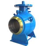 API 6D ASME B16.34 CE DN200/DN300/DN400 PN80 LF2 Carbon Steel Body 321 Stainless Steel Ball Full Welded Manual Stem Hard Seated Ball Valve