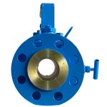 API 6D ASME B16.34 CE 2” 600LB A105 Carbon Steel Body DEVLON Soft Seated RF Flanged Connection Manual Handle DBB Double Block and Bleed Ball Valve