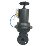 API 600 EN 12516 CE DN40 PN10 WCB Carbon Steel Body EPDM Soft Seated Flanged Connection Pneumatic Actuated Diaphragm Valve