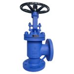 API 602 ASME B16.34 CE 4″ 300LB Carbon Steel WCB Flanged Angle Type Manual Bellows Seal Globe Valve