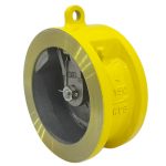 API 609 ASME B16.34 CE DN100 150LB WCB Body Cr13 Seat Wafer Type Metal Hard Seal Single Plate Check Valve