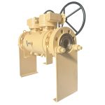 API 6D ASME B16.34 API 607 CE 3” 1500LB F22 Alloy Steel Body 304 Stainless Steel Seat Hard Seated RF Flanged Gear Operated Double Block and Bleed (DBB) Trunnion Mounted Ball Valve