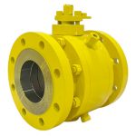 API 6D ASME B16.34 API 607 CE  4” 150LB A105 Carbon Steel Body PTFE Soft Seated RF Flanged Floating Ball Valve