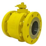 API 6D ASME B16.34 API 607 CE  4” 150LB A105 Carbon Steel Body PTFE Soft Seated RF Flanged Floating Ball Valve