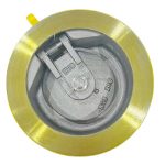 API 609 ASME B16.34 CE DN100 150LB WCB Body Cr13 Seat Wafer Type Metal Hard Seal Single Plate Check Valve