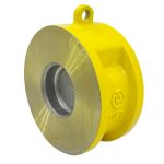 API 609 ASME B16.34 CE DN100 150LB WCB Body Cr13 Seat Wafer Type Metal Hard Seal Single Plate Check Valve