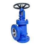 API 602 ASME B16.34 CE 4″ 300LB Carbon Steel WCB Flanged Angle Type Manual Bellows Seal Globe Valve