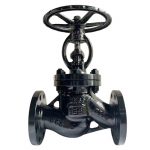 API 602 ASME B16.34 GB/T 12235 CE DN65 PN25 WCB Flanged Cast Carbon Steel Manual Handwheel Operated, with F6a Stem & LNT+13Cr Globe Valve